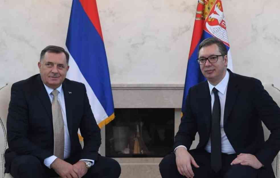 VAŽAN SASTANAK! Aleksandar Vučić ugostio Milorada Dodika! (FOTO) 