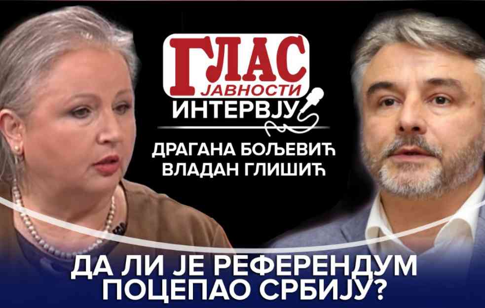 INTERVJU GLASA JAVNOSTI: Da li je referendum POCEPAO Srbiju? (VIDEO)