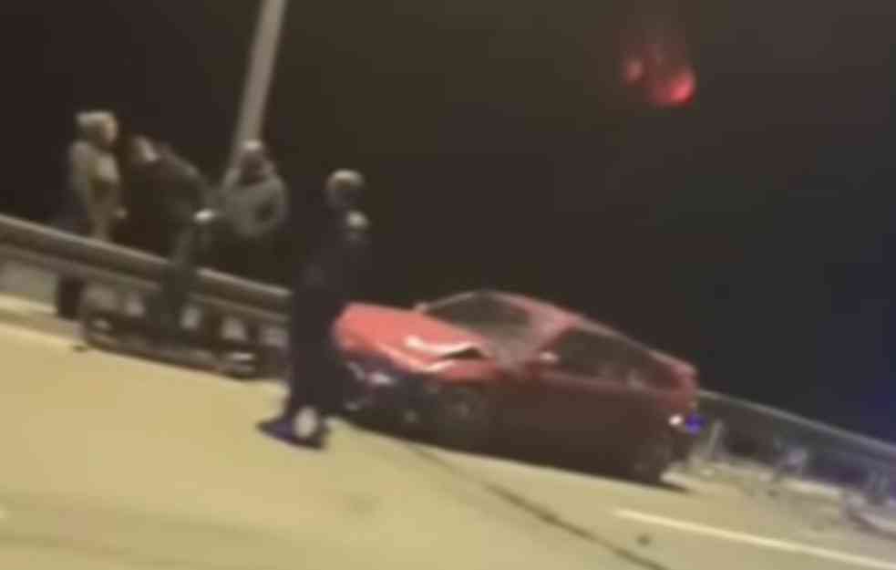 SMRSKANI AUTOMOBILI! Teška saobraćajna nesreća na Pupinovom mostu (VIDEO) 
