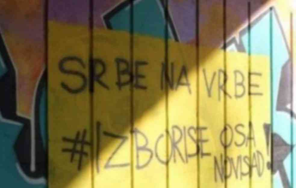 USTAŠIJADA U SRCU SRBIJE! Skandalozne poruke usred Novog Sada i POZIV NA UBIJANJE SRBA