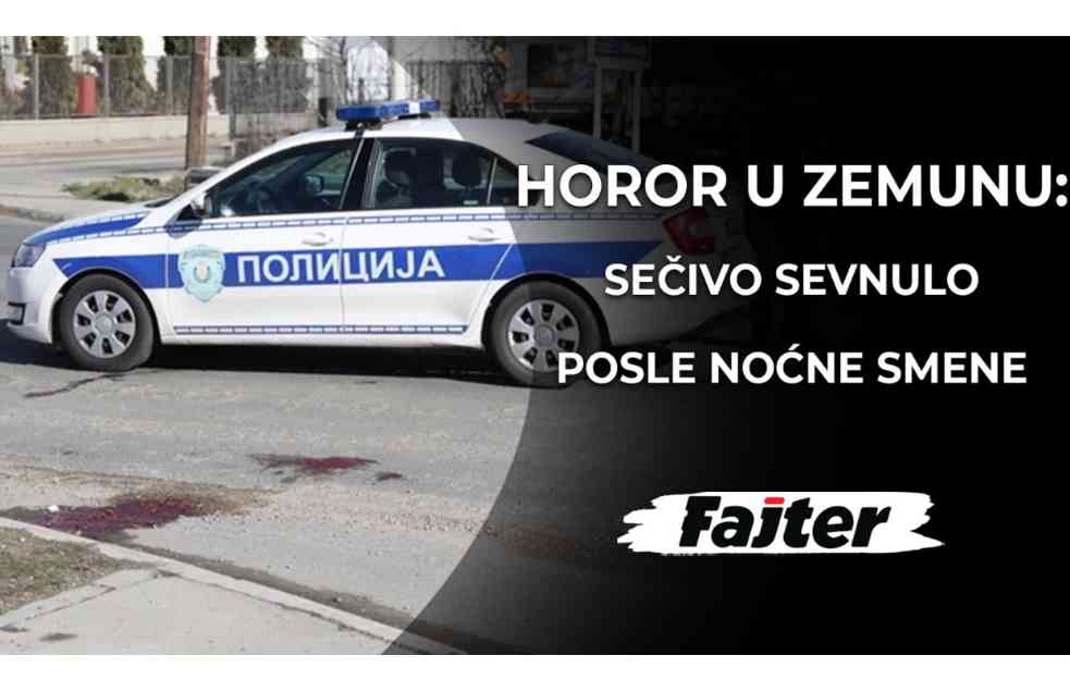 HOROR U ZEMUNU: SEČIVO SEVNULO POSLE NOĆNE SMENE (VIDEO)