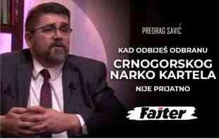 Advokat PREDRAG SAVIĆ: Kad odbiješ odbranu crnogorskog kartela NIJE PRIJATNO (VIDEO)