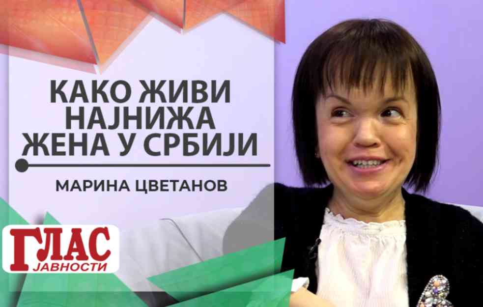 MARINA CVETANOV je najniža žena u Srbiji: Evo kako izgleda ŽIVOT iz drugačije perspektive (VIDEO)