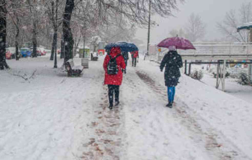 Temperatura u Srbiji naglo OPADA, nevreme je već počelo. Bićemo okovani snegom!