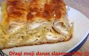 <span style='color:red;'><b>PITA SA SIROM</b></span> I ŠUNKOM OD GOTOVIH KORA - NAJUKUSNIJA NA SVETU: San svake prave domaćice! (VIDEO)