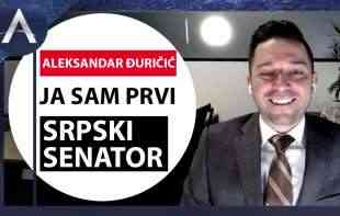 ALEKSANDAR ĐURIČIĆ: Ja sam prvi srpski <span style='color:red;'><b>senator</b></span> (VIDEO)