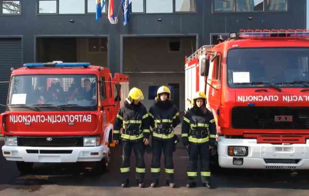 POSLE JUGA STIGLO VATROGASNO VOZILO! Predstavljena tri modela domaće proizvodnje (VIDEO)