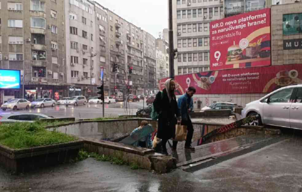 DANAS NIGDE BEZ KIŠOBRANA: Jutro hladno i kišovito, posle podne razvedravanje