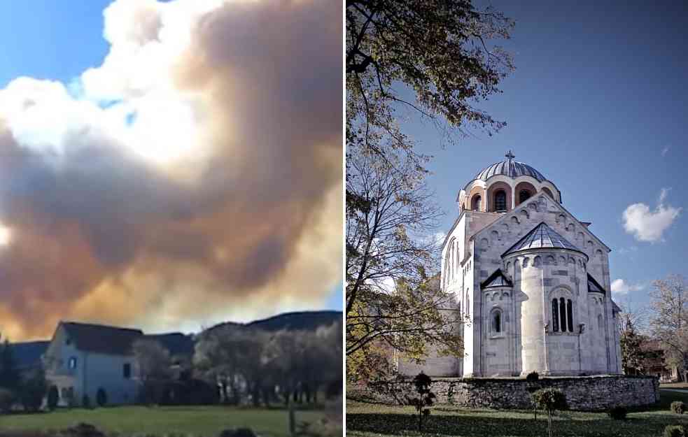 NOSILI SMO VODU NA LEĐIMA PO NEPRISTUPAČNOM TERENU: Oglasio se monah iz Studenice: Uzdamo se u kišu (VIDEO)