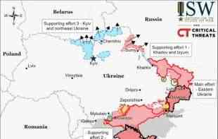 ZAUZIMANJE OVOG GRADA JE KLJUČNO: Rusi napustili sever Ukrajine, najžešće borbe na jugu i istoku zemlje (VIDEO)