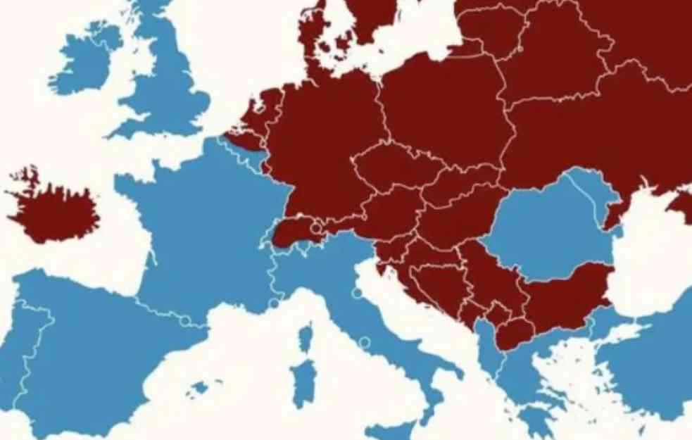KARTA EVROPE IZAZVALA RAT NA INTERNETU: Podelila sve zemlje, Hrvati besni, a evo gde smo MI (FOTO)