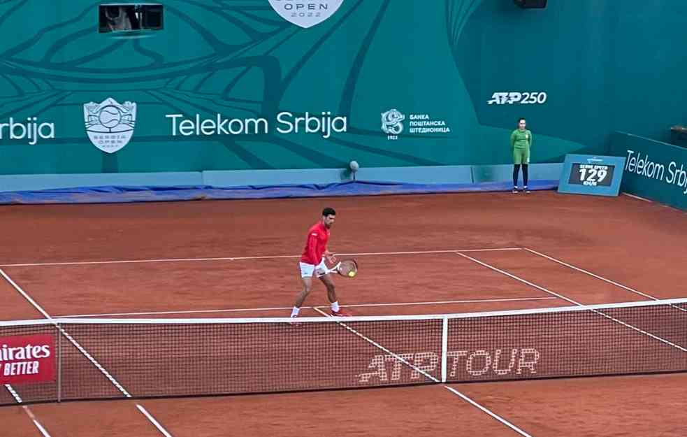 DOBRODOŠAO KUĆI, MAJSTORE! Novak posle godinu dana ponovo na Srbija openu, izašao na teren, Beograđani ga ovako dočekali (VIDEO+FOTO)