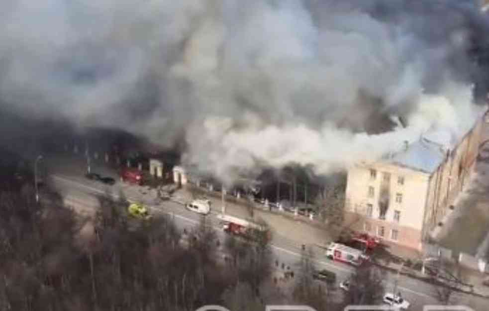 GORI RUSKI VOJNI INSTITUT! Ljudi iskakali kroz prozor, ima poginulih (VIDEO)