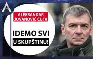 ALEKSANDAR JOVANOVIĆ ĆUTA: Idemo svi u SKUPŠTINU, Srbiju nam trovati nećete (VIDEO)