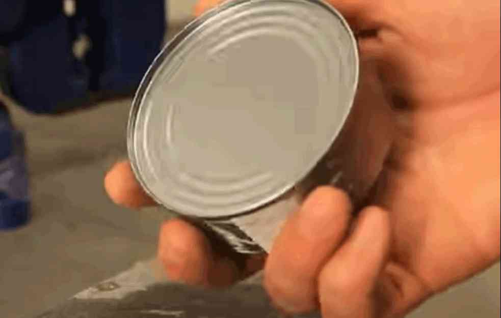 Kako da otvorite konzervu bez otvarača!