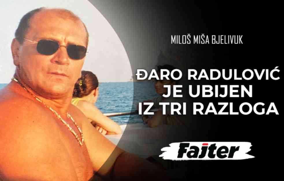 MILOŠ MIŠA BJELIVUK: Đaro Radulović je UBIJEN iz tri razloga (VIDEO)