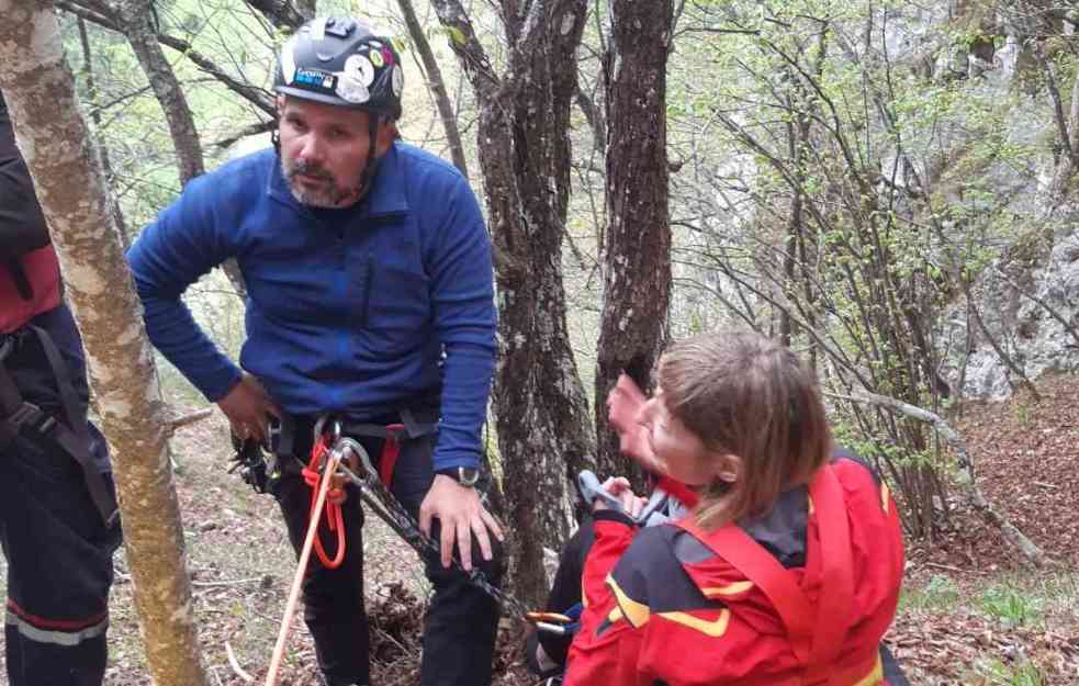 STRMOGLAVILA SE NIZ LITICU! Drama na Tari: Izraelska državljanka umalo izvukla DEBLJI KRAJ, akcija spasavanja trajala ČETIRI SATA (FOTO)