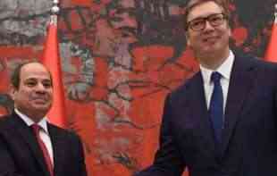 <span style='color:red;'><b>Predsednici</b></span> Srbije i Egipta razgovaraju o važnim temama u Palati Srbija (FOTO)