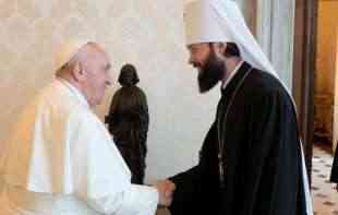 Papa se sastao sa ruskim mitropolitom zaduženim za vezu sa Katoličkom crkvom