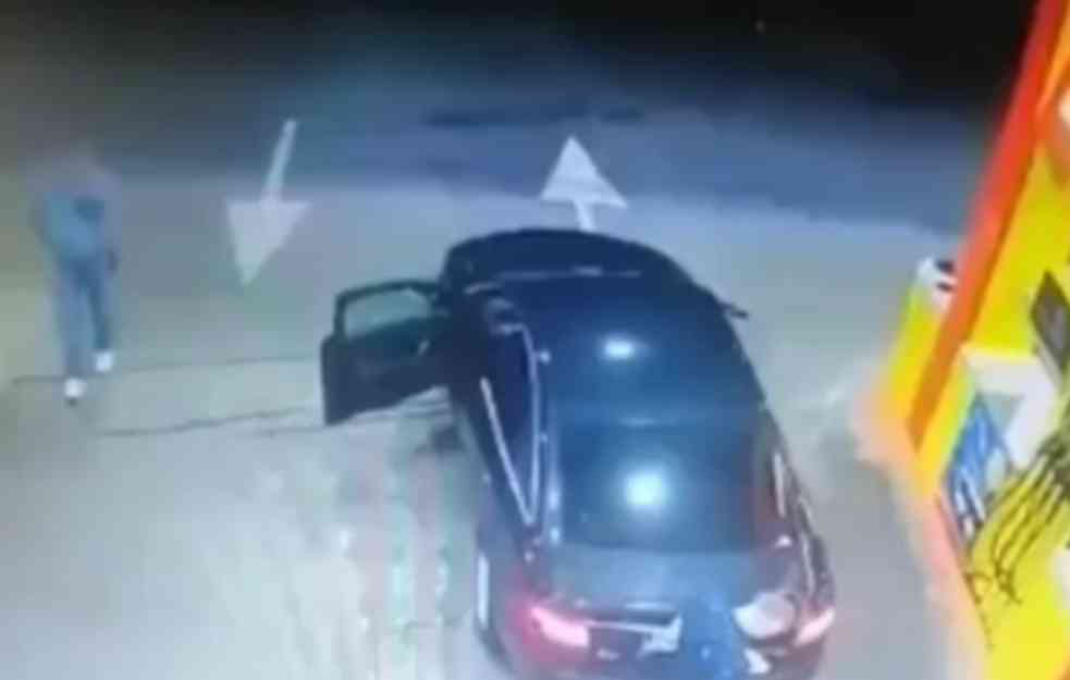 UŽAS NA PUMPI: Lipov pokušao da ukrade kola, pa se zakucao u gasno postrojenje (VIDEO)