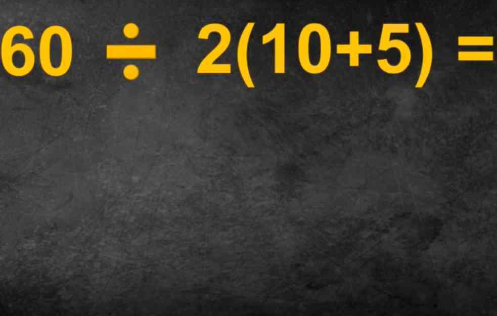 Zadatak izazvao burnu raspravu:  Znate li da rešite ovaj ednostavan matematički zadatak? (VIDEO)