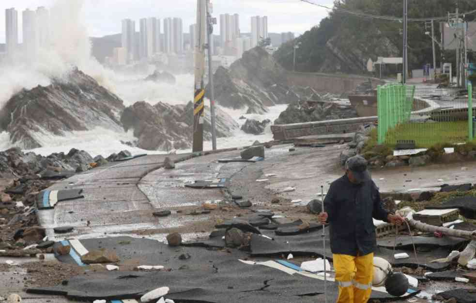 TAJFUN U JUŽNOJ KOREJI ODNEO 10 ŽIVOTA: Najjači tajfun poslednjih decenija
