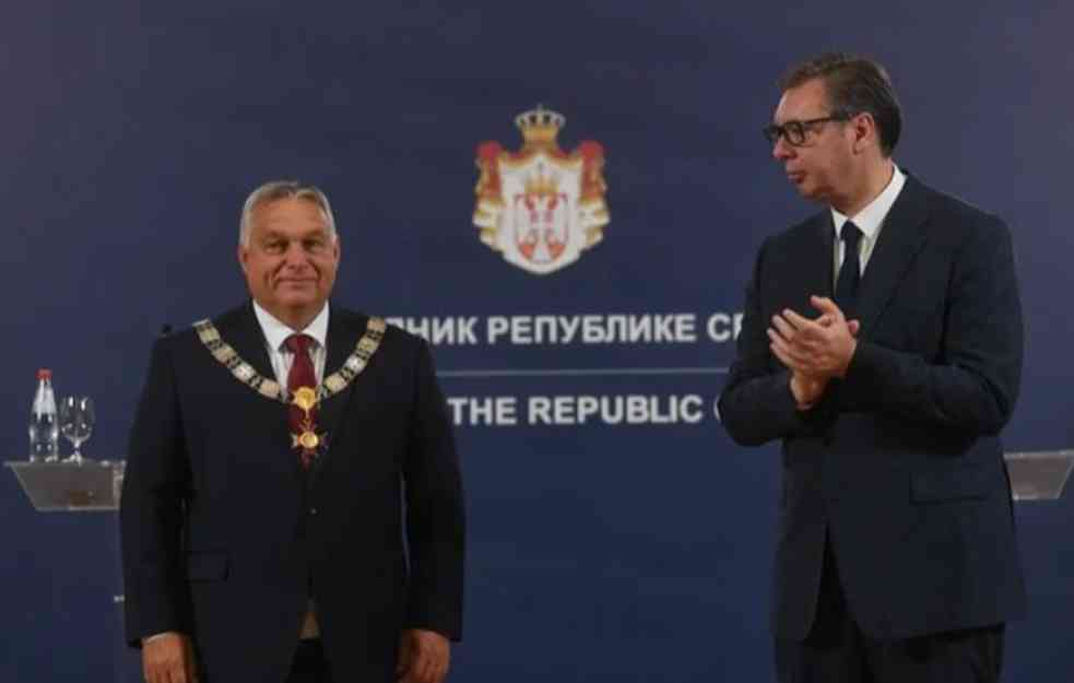 Orban u poseti Srbiji, Vučić mu uručio Orden Republike Srbije na velikoj ogrlici
