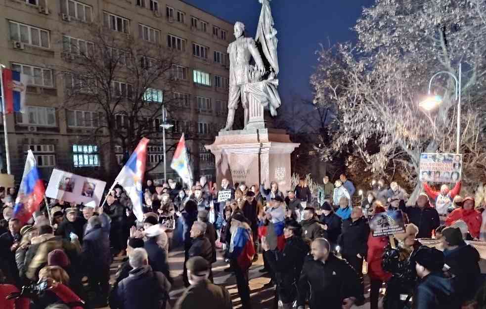 OTADŽBINSKI ZBOR PODRŠKE RUSIJI I PROTIV OKUPACIJE SRBIJE