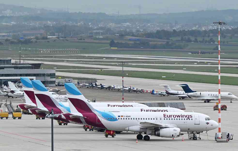 Nemačka aviokompanija Juroving u problemu zbog štrajka pilota