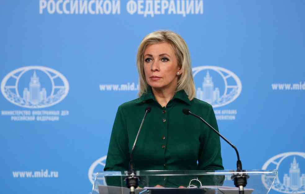 ZAHAROVA: Ograničenje cena ruske nafte nije gornja granica, nego dno