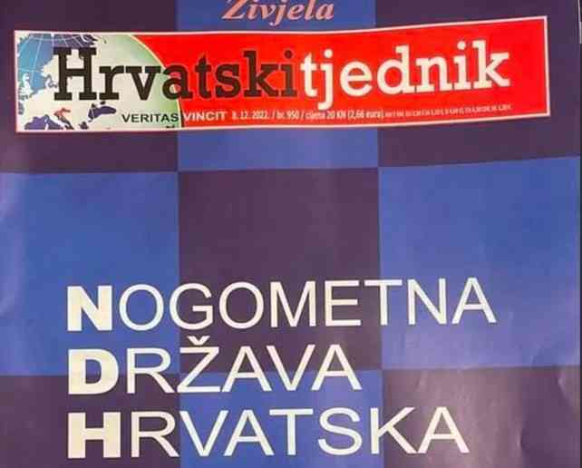 JEDNOM USTAŠE - UVEK USTAŠE! ŽIVELA NDH: Reprezentaciju Hrvatske uporedili sa genocidnom i <span style='color:red;'><b>fašisti</b></span>čkom tvorevinom!   J*BI GLUPE SRBE!