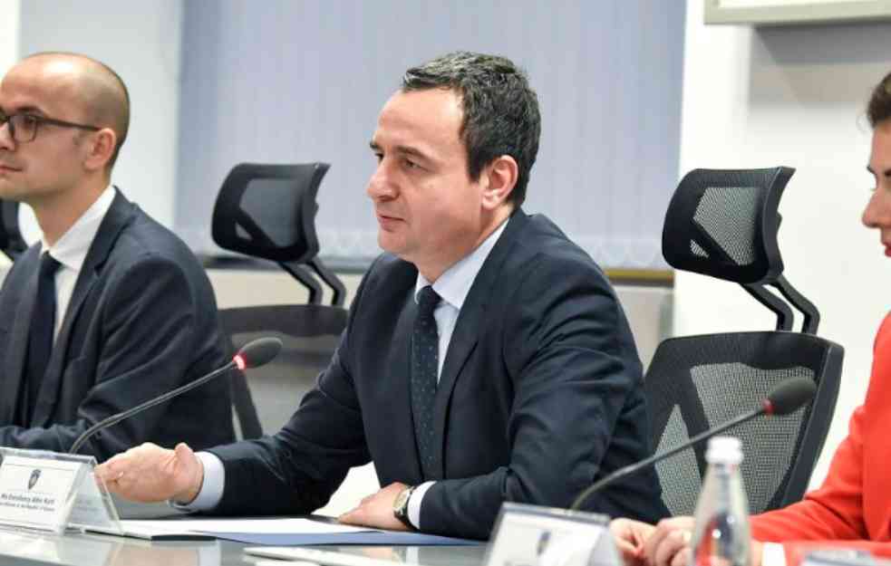 Kosovo podnosi zahtev za članstvo u EU, izjavio Kurti