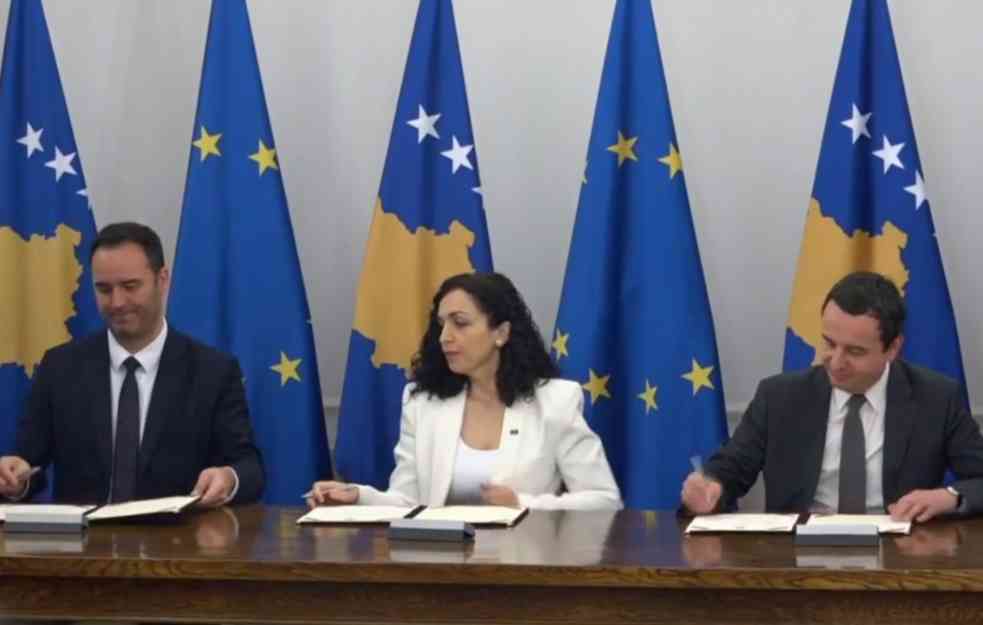 Zahtev za članstvo u EU potpisali zvaničnici takozvanog Kosova