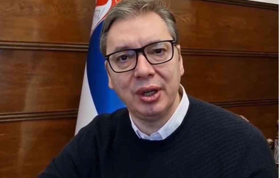 VUČIĆ OHRABRIO SRBE  na KiM: Pred veliki protest dao reči podrške (VIDEO)