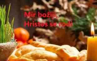 Mir božiji, <span style='color:red;'><b>Hristos se rodi</b></span>: Srećan Božić!