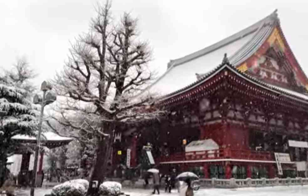 Snežne padavine pogodile Japan: Jedna osoba nastradala, otežan saobraćaj, otkazani avio-letovi
