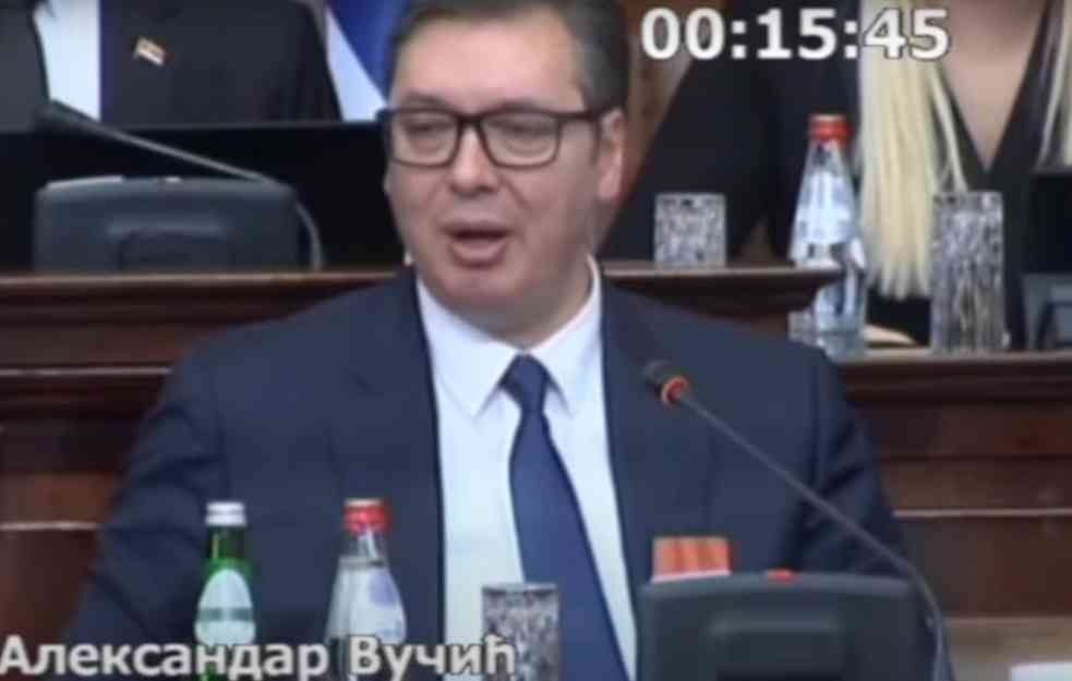 VUČIĆ U SKUPŠTINI: ZA MENE JE USTAV SVETO PISMO, NISAM NIŠTA POTPISAO – PREDAJA NIJE OPCIJA