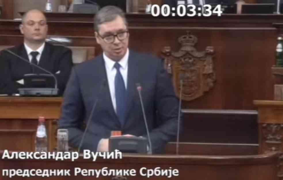 UŽIVO: <span style='color:red;'><b>NARODNI POSLANICI</b></span> O KOSOVU I METOHIJI, VUČIĆ NA SEDNICI (VIDEO)