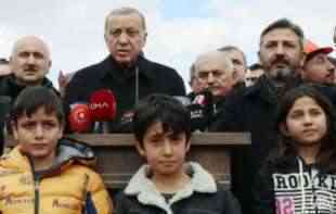  Erdogan poručuje: <span style='color:red;'><b>Turska</b></span> se suočava sa jednom od najvećih katastrofa u istoriji