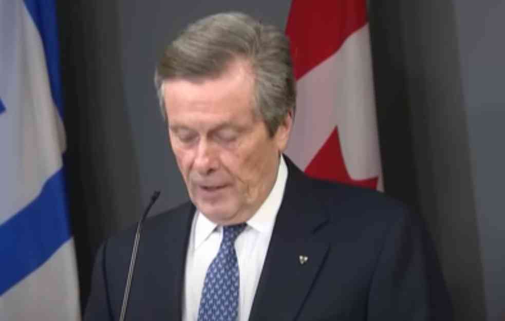Gradonačelnik Toronta, podneo ostavku zbog ljubavne afere