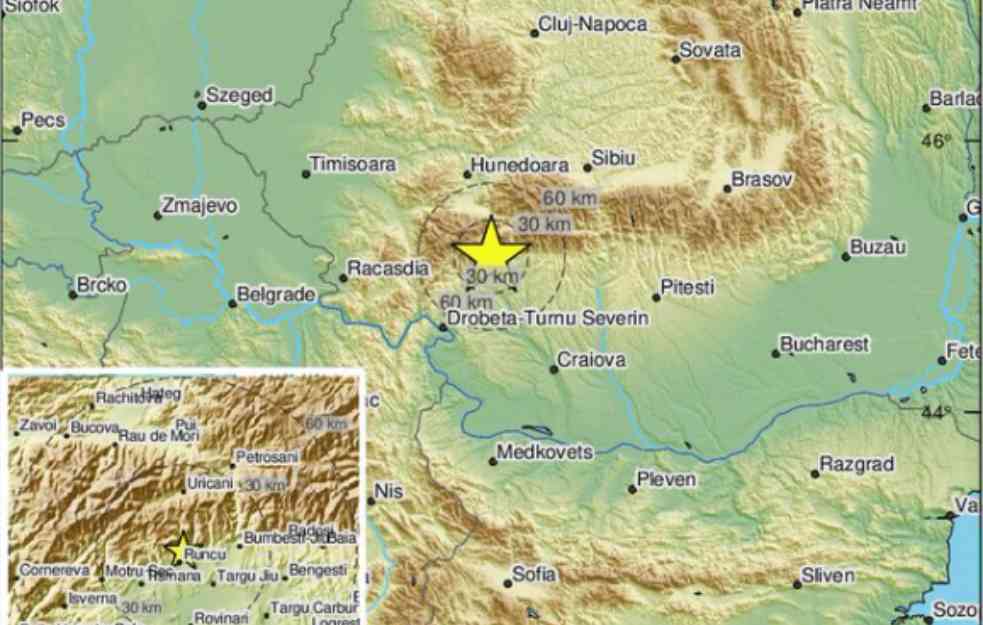 NOVI ZEMLJOTRES U RUMUNIJI: Tlo se zatreslo jačinom od 3,2 stepena Rihterove skale