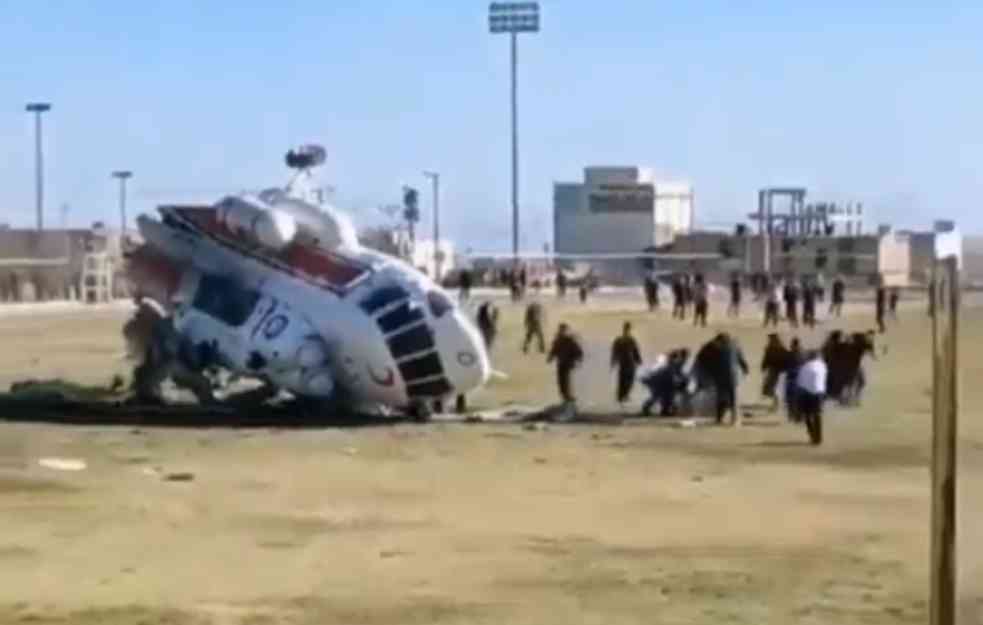 Srušio se helikopter sa iranskim ministrom: U nesreći ima poginulih, zabeležen TRENUTAK PADA (VIDEO)