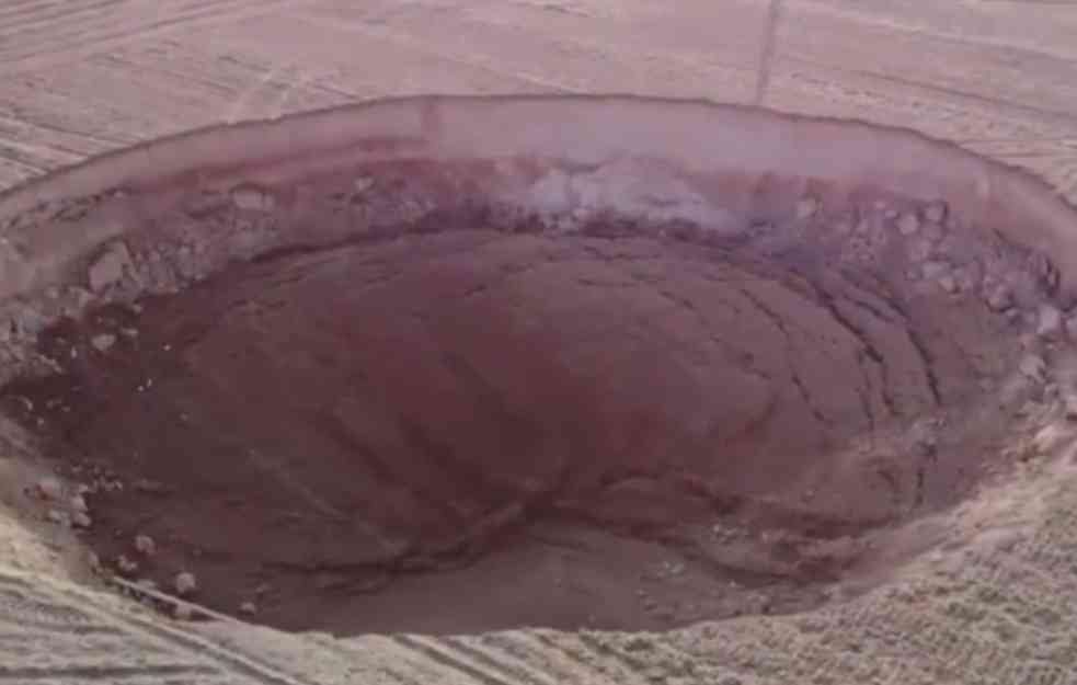 U TURSKOJ SE POJAVIO MISTERIOZNI KRATER: Geolozi tvrde da nema veze sa ZEMLJOTRESOM (VIDEO)