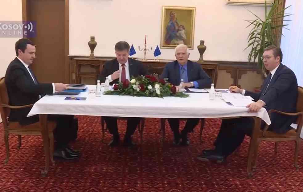 PREDSEDNIK SRBIJE U OHRIDU: Trilateralni sastanak Vučića, Kurtija i evropskih predstavnika (VIDEO)