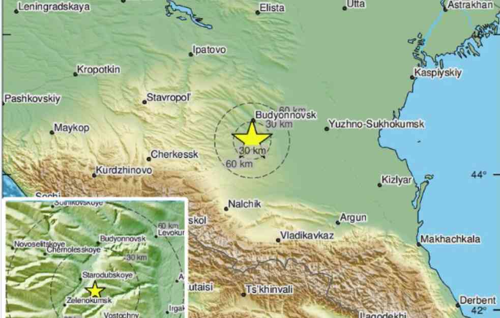 ZEMLJOTRES u Rusiji: Potres JAČINE 4,6 stepena po Rihteru, oglasilo se Ministarstvo za vanredne situacije