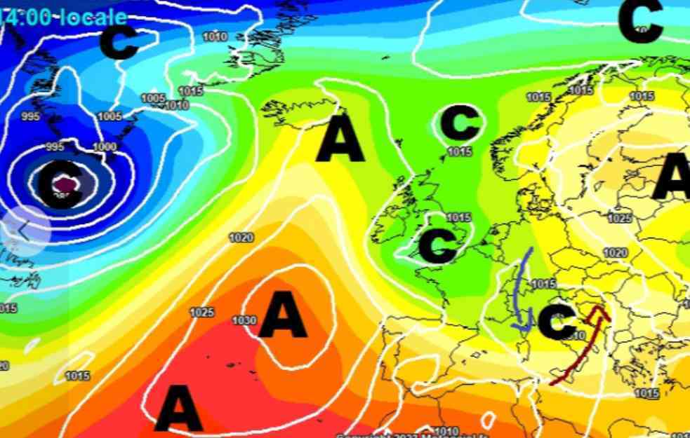 STIŽE NAM OLUJNI VETAR! RHMZ upalio meteoalarm, evo  gde će biti najžešćih udara