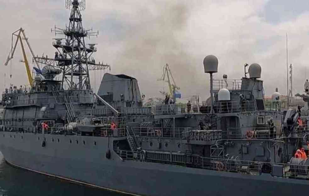 DRAMA U CRNOM MORU: Morskim dronovima Ukrajinci napali ruski ratni brod koji čuva Turski tok (VIDEO)