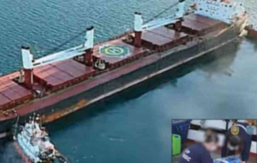 Na brodu kapetana iz Kotora pronađeno 900 kg kokaina, uhapšeni državljani Crne Gore