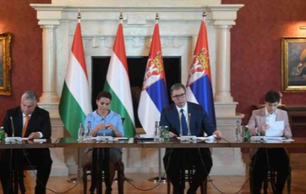 Srbija i Mađarska potpisale više sporazuma za jačanje saradnje