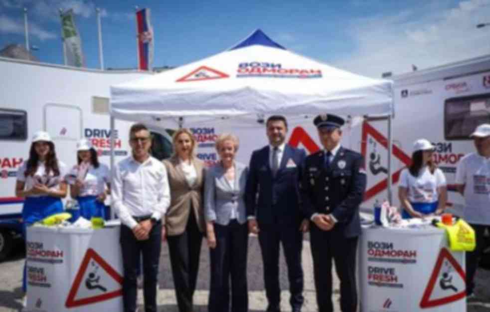 Promovisana akcija “Vozi odmoran” koja vozačima savetuje da prave česte pauze